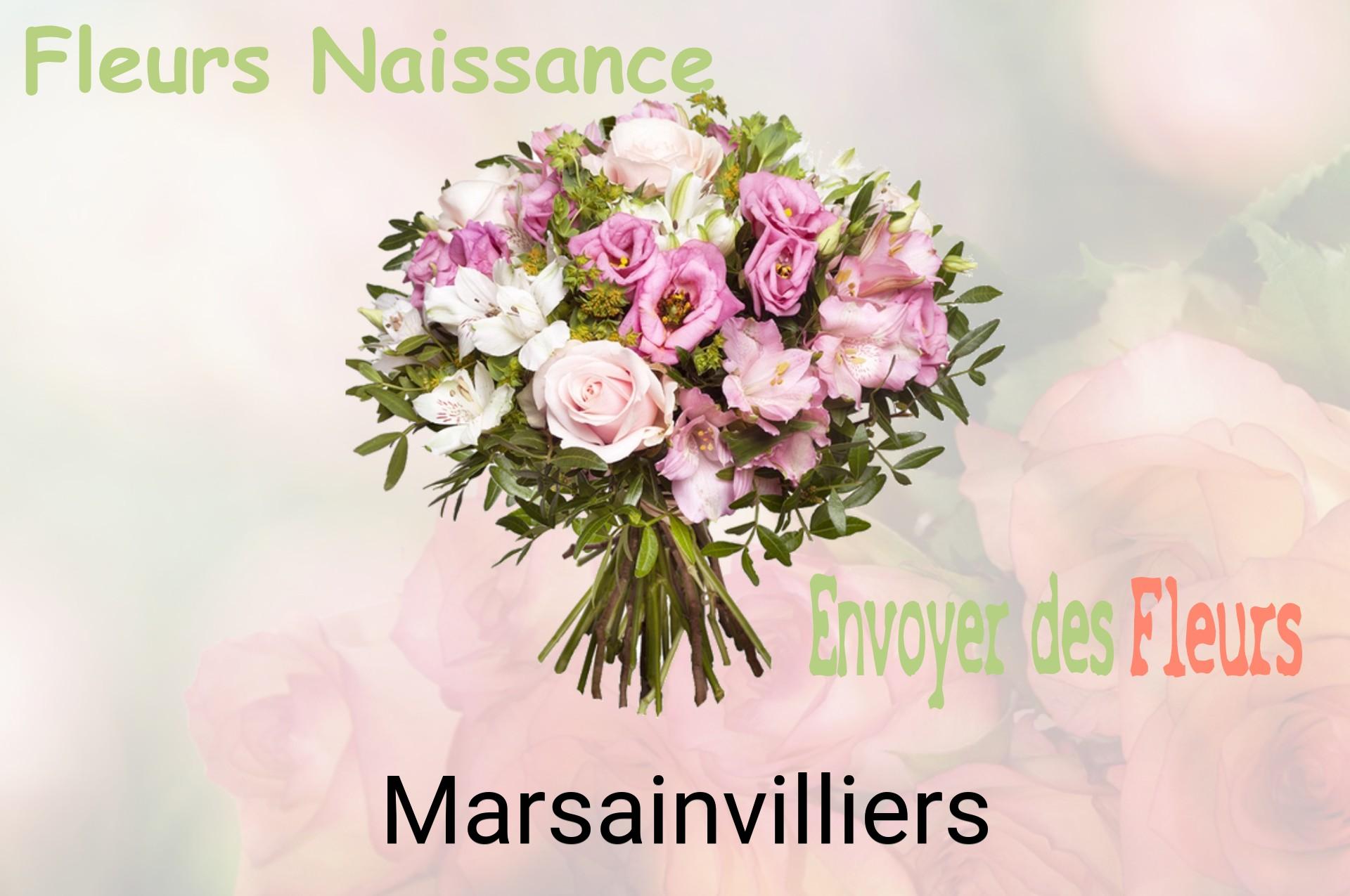 Bouquet de fleurs de naissance livré à Marsainvilliers