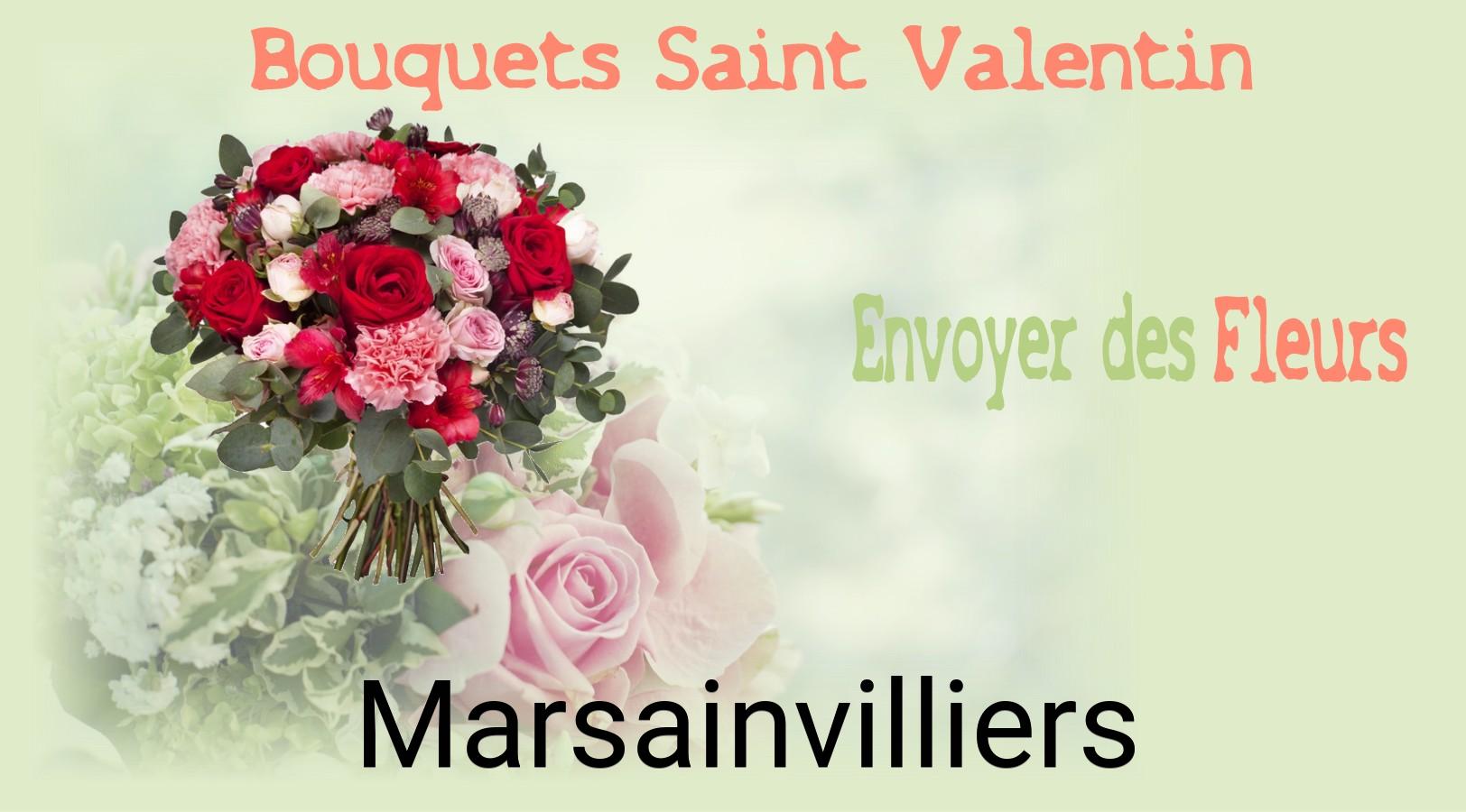 Roses de Saint-Valentin livrées à Marsainvilliers